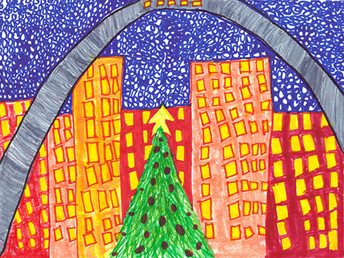 Honorable Mention, Gabriel Von Rohr, 2nd grader at Kennard CJA